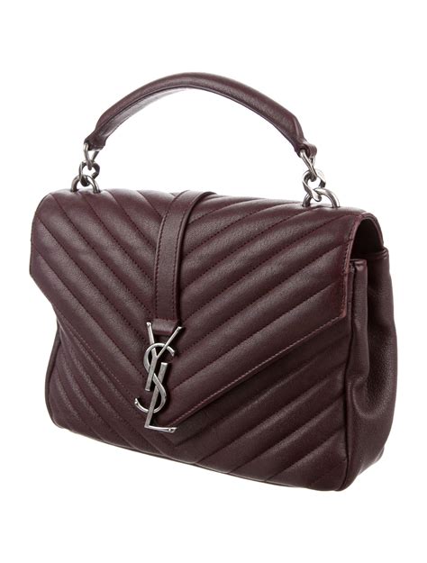 bordeaux YVES SAINT LAURENT Handbags for Women.